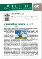 Lettre aux Agriculteurs - n°1/2020